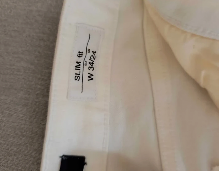 Jean Blanc Slim Fit Bonobo 34/24 - photo numéro 2
