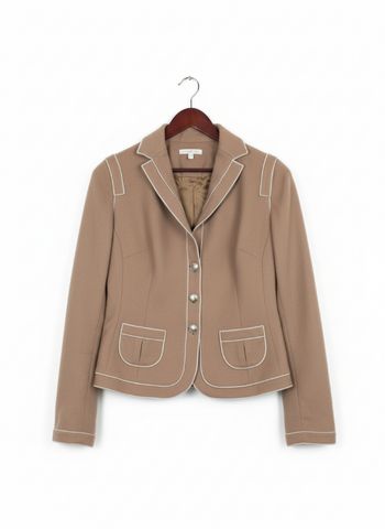 Superbe Blazer PAULE KA Taille 38 - Laine Vierge & Polyamide - Style Chic & Élégant