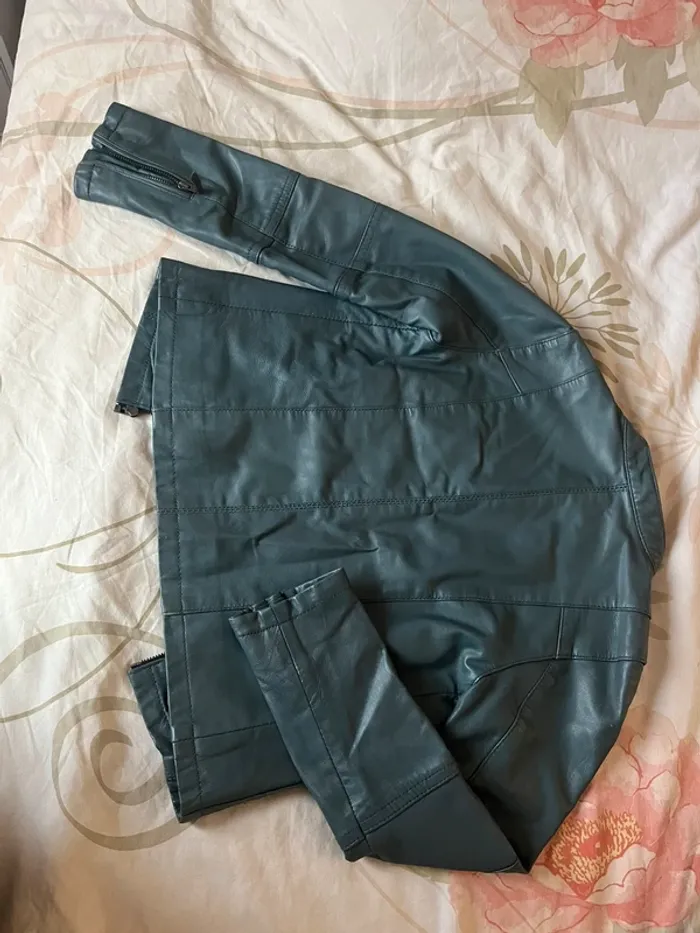 Veste Blazer cuir Naf Naf - photo numéro 5