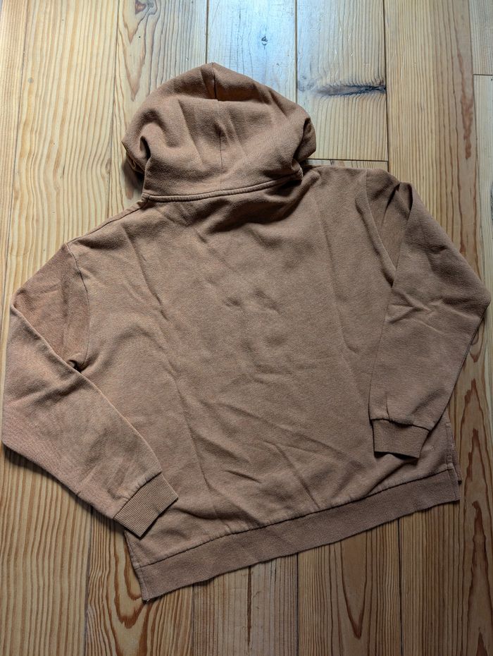 Pull à capuche marron - photo numéro 3