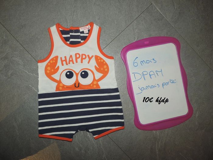 combinaison DPAM taille 6 mois jamais porté