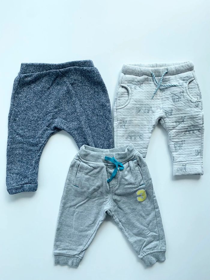 Lot de 3 pantalons jogging 1 an / 12 mois
