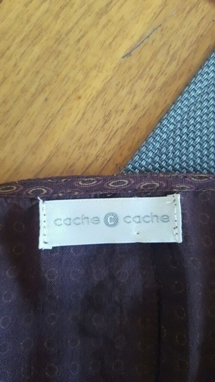 Robe cache cache marron - photo numéro 3