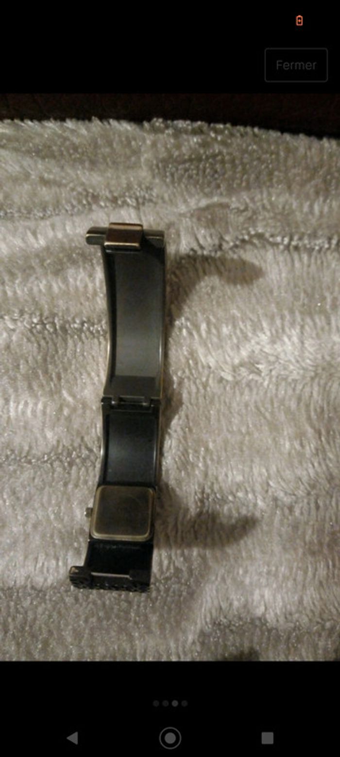 Montre doré vieilli avec des fleurs - photo numéro 3
