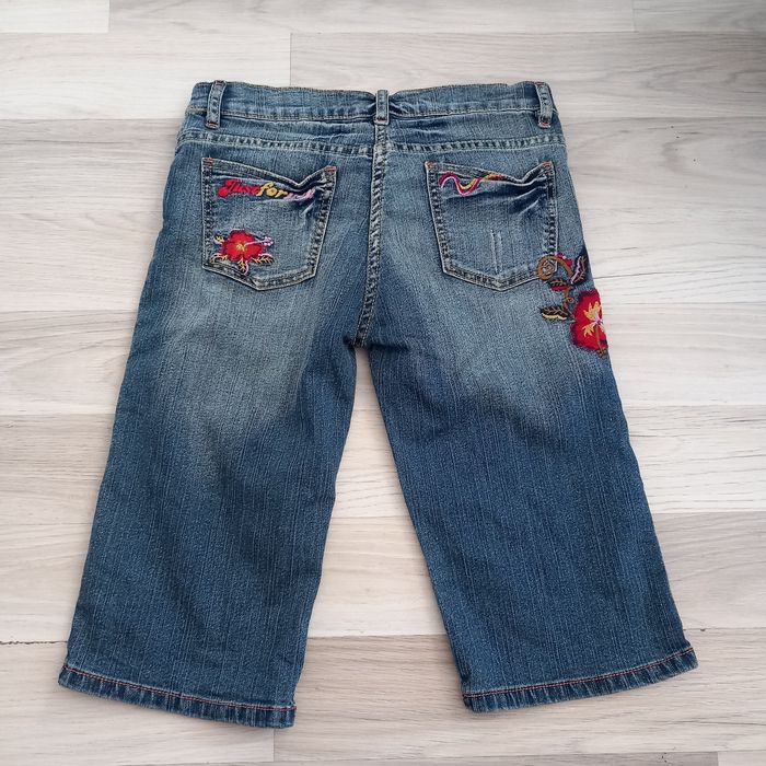 Short en jean femme avec broderie Miss Jen's taille 38 - photo numéro 6