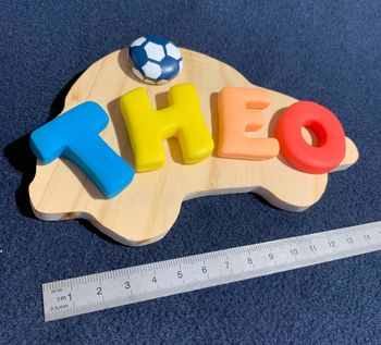 Cadre déco porte garçon, prénom THEO