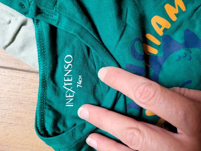 Lot 3 t shirts manches longues 12 mois - photo numéro 2