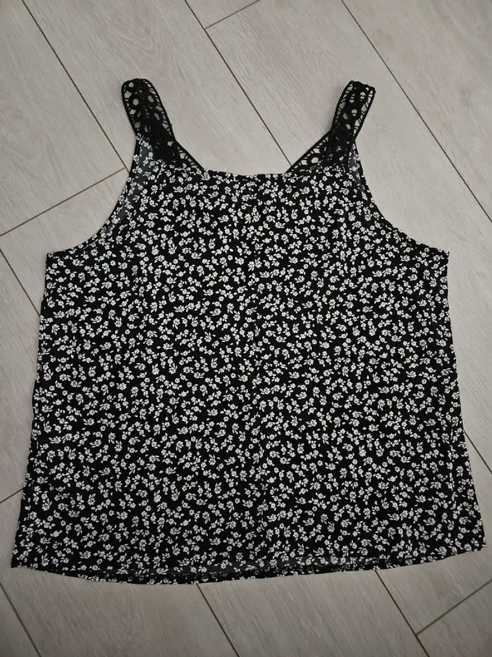 Debardeur femme noir et blanc shein xl - photo numéro 4
