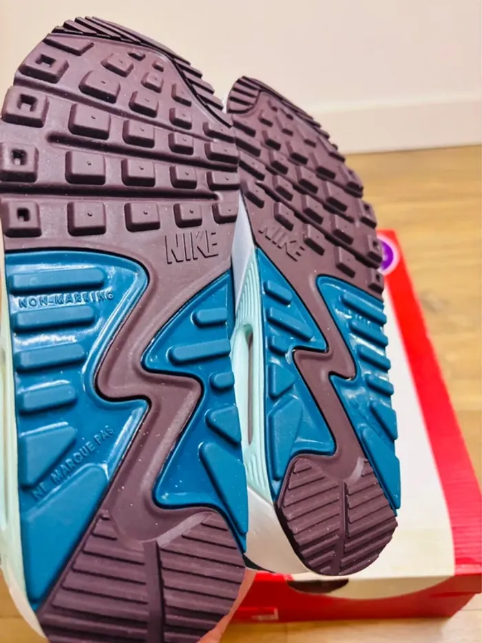 Nike Air Max 90 LTR Mint Jade Ice White Taille 38 - photo numéro 6