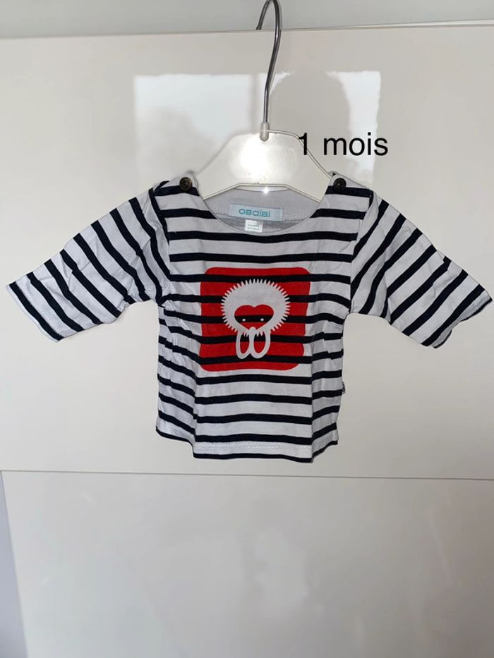 Tee shirt 1 mois