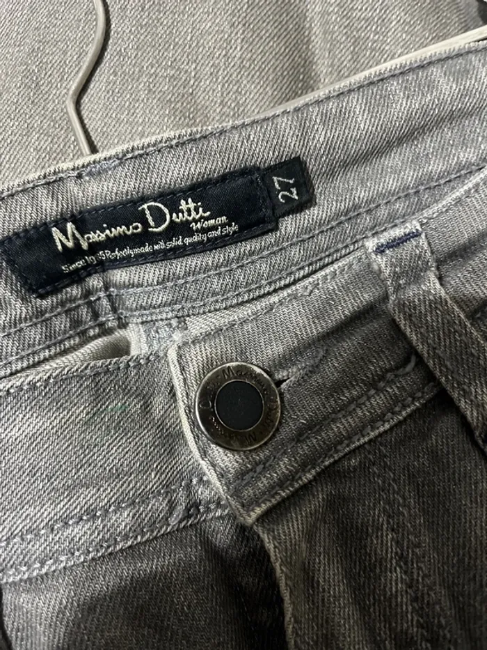 Jean Massimo Dutti gris skinny - photo numéro 4