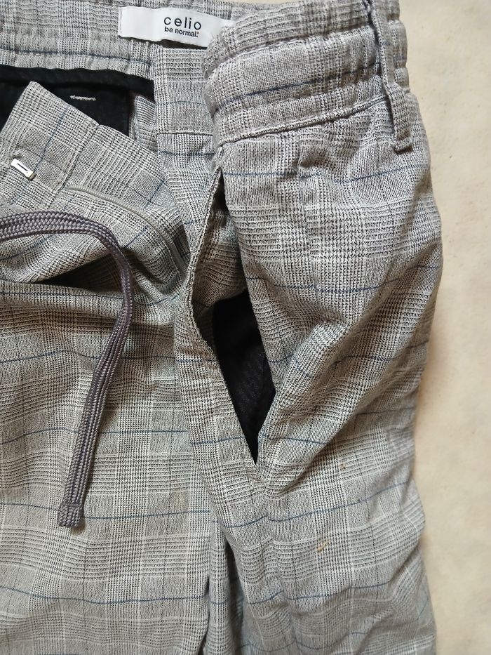 Pantalon imprimé  quadrillé - photo numéro 4