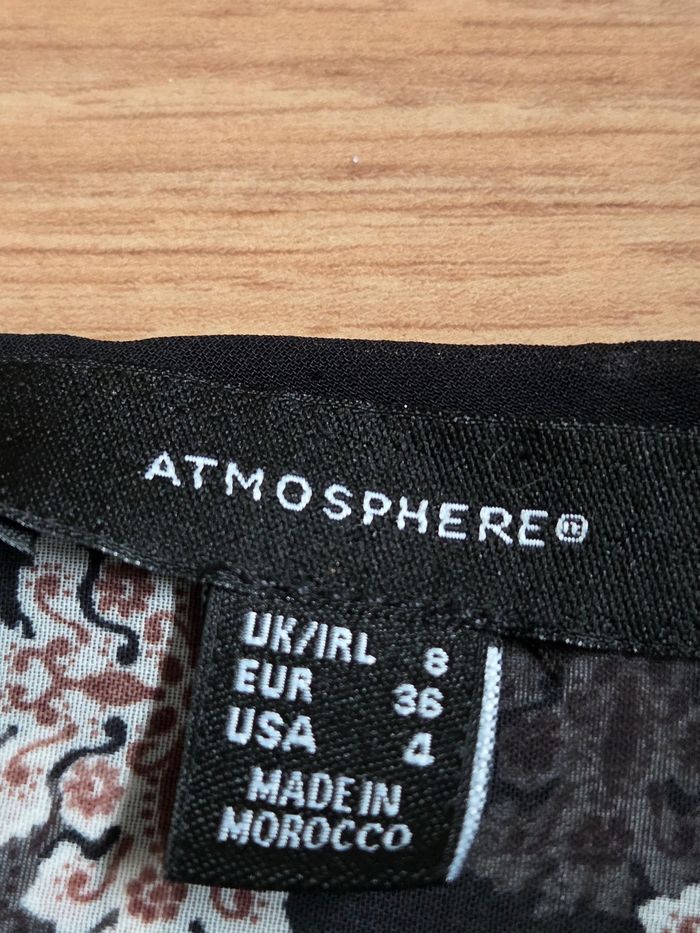 🌸 Blouse transparente Atmosphere - Imprimé Floral & Bohème - photo numéro 5