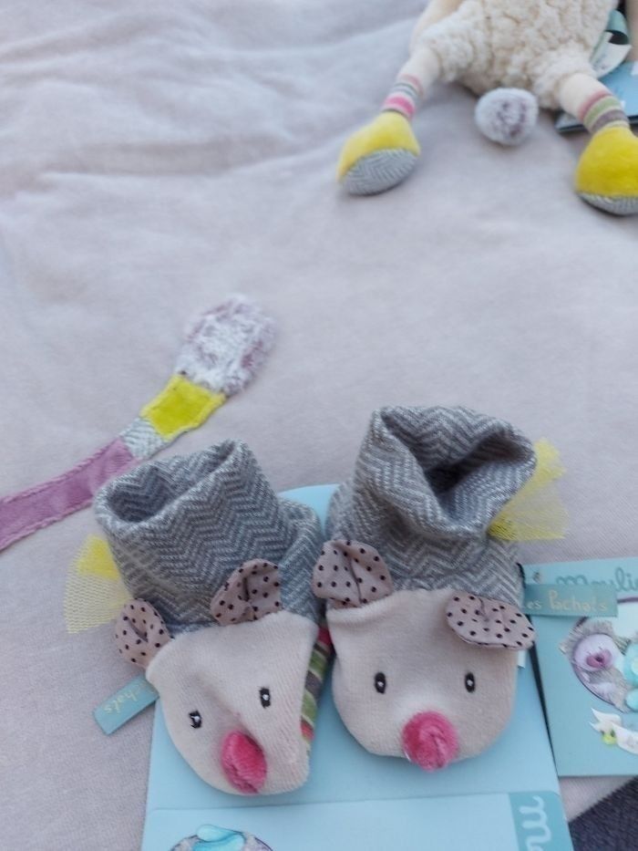 Lot naissance fille collection Les Pachats Moulin Roty neuf avec gigoteuse - photo numéro 3