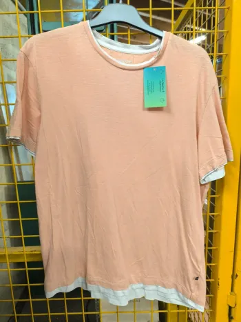 286670 tee-shirt MC abricot homme L Bonobo