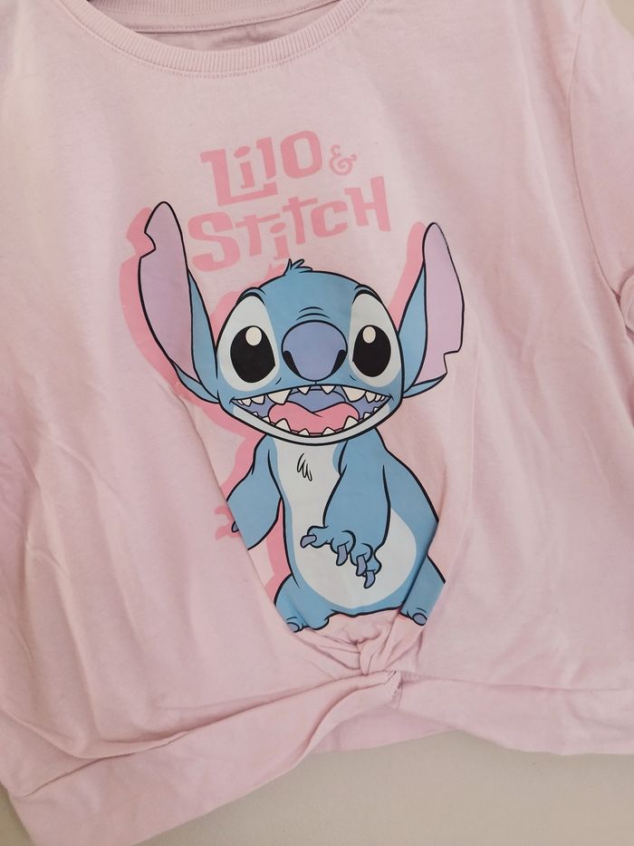 T shirt Stitch fille 10ans - photo numéro 2