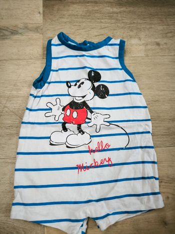 Combishort mickey 12 mois