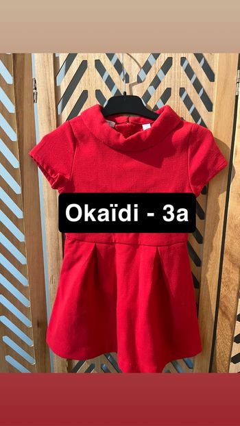 Robe rouge Okaïdi 3a