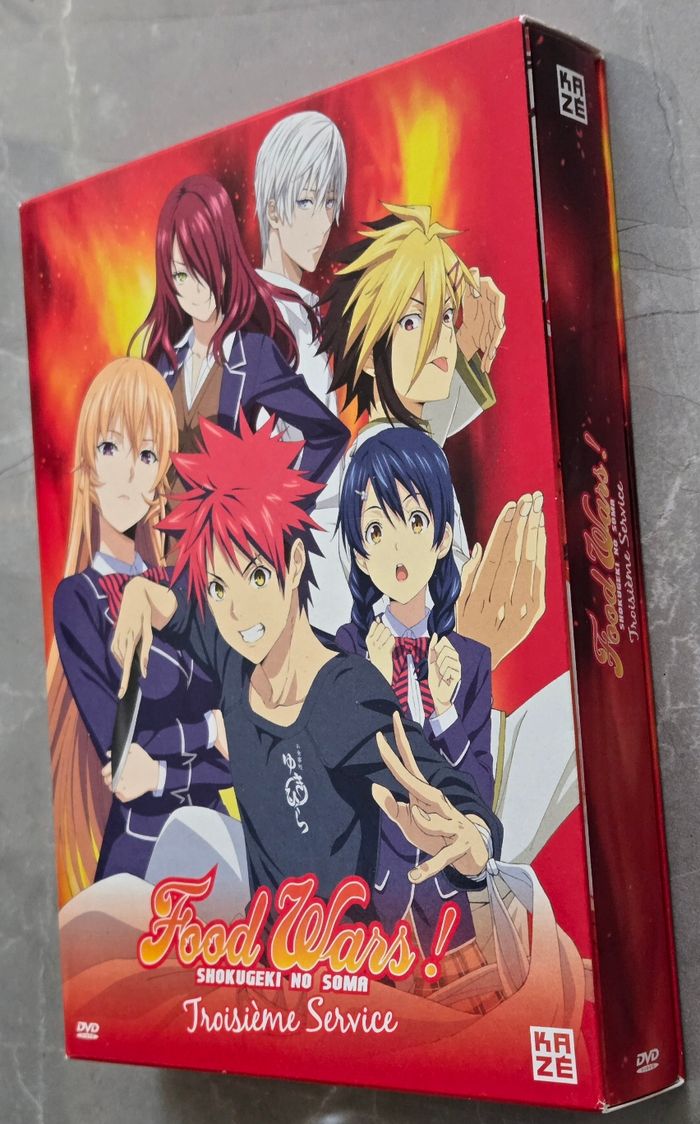 Food Wars Shokugeki No Soma (Troisième Service) Dvd d'occasion en très très bon état comme neuf - photo numéro 3