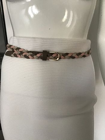 Fine ceinture tressée