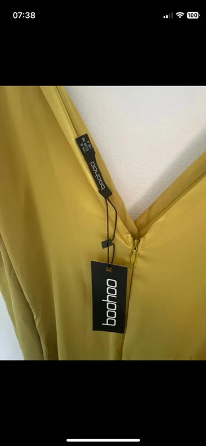 Robe de soirée/ cocktail neuve boohoo 36 S - photo numéro 3