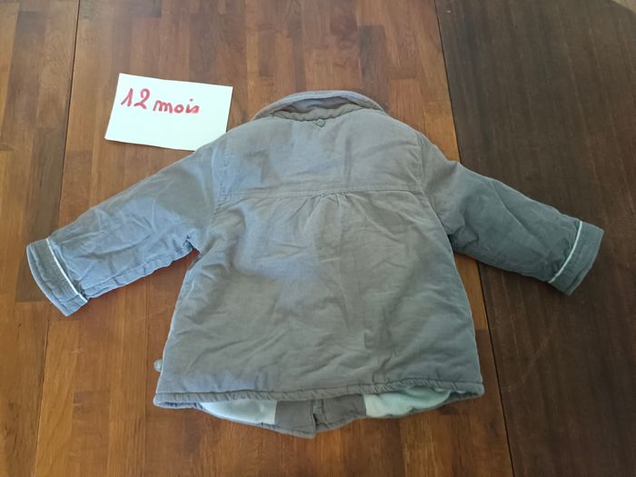 Manteau d'hiver gris - 12 mois - photo numéro 3