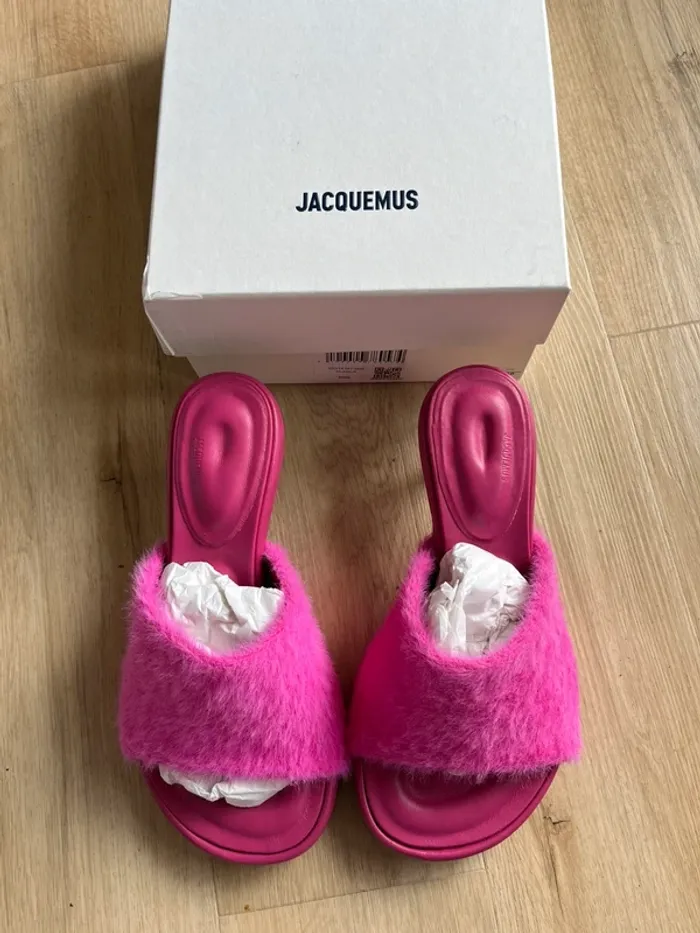 Jacquemus Les Mules Argilla Rose Taille 40