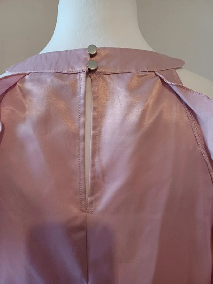 Robe rose satinée chic Reserved YFL taille M 38 - photo numéro 8