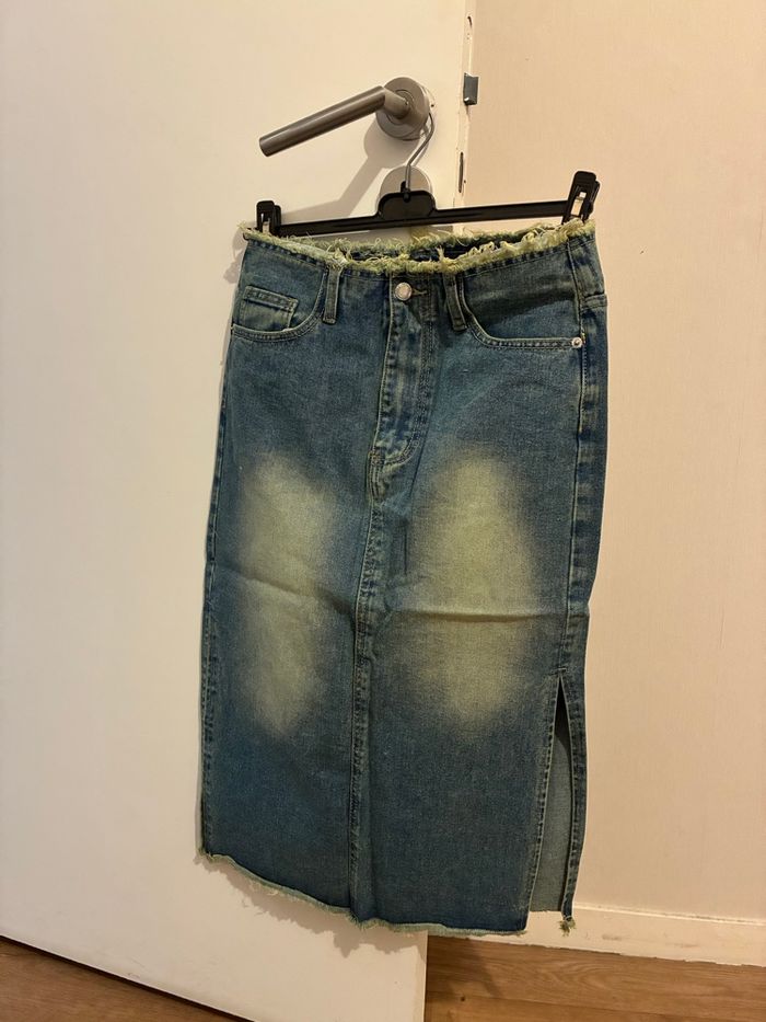 Jupe en jean PrettyLittleThing