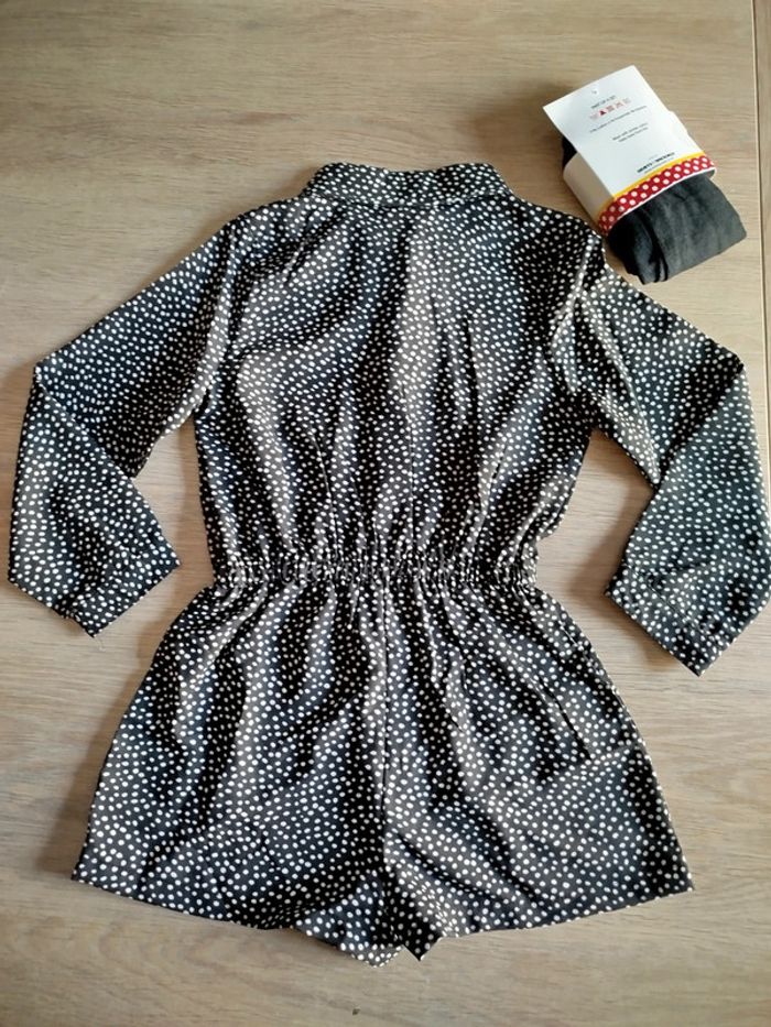 Ensemble combishort et collants Minnie noir Disney - photo numéro 7