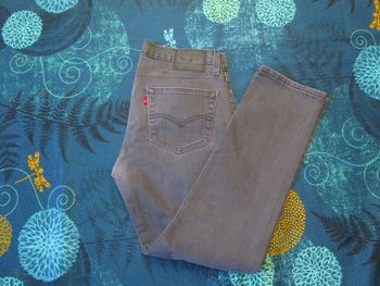 Jean Levi’s 511 homme coupe slim taper fit Taille 42 W32 L30 Power Lines Gris (J237)