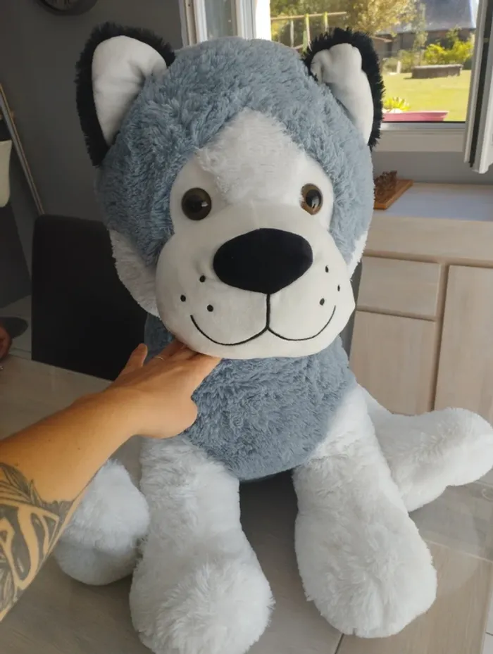 Grande peluche chien - photo numéro 2