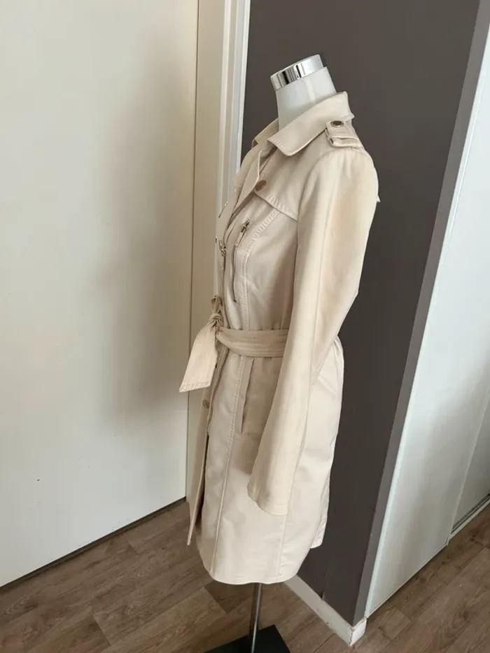 Morgan Trench-coat crème beige écru femme, taille 40 - photo numéro 8