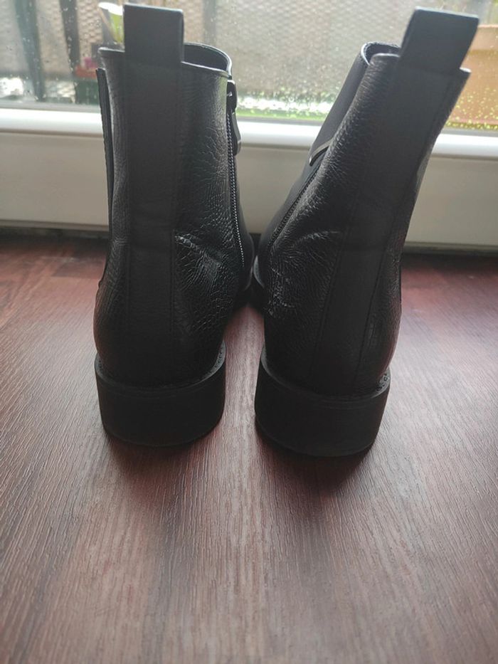 Bottines noires taille 41 peu portées - photo numéro 9