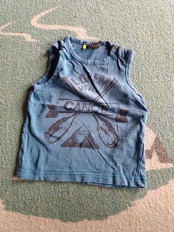 Débardeur chemisette t-shirt sans manches 23mois