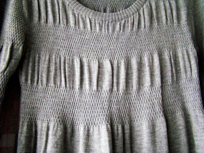 robe H & M demi-saison manches longues T38- gris clair - photo numéro 4