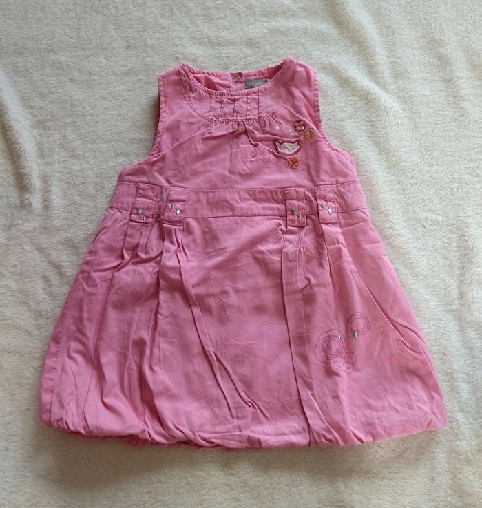 Robe mi-saison/hiver rose MINI POUCE, Taille 18 mois