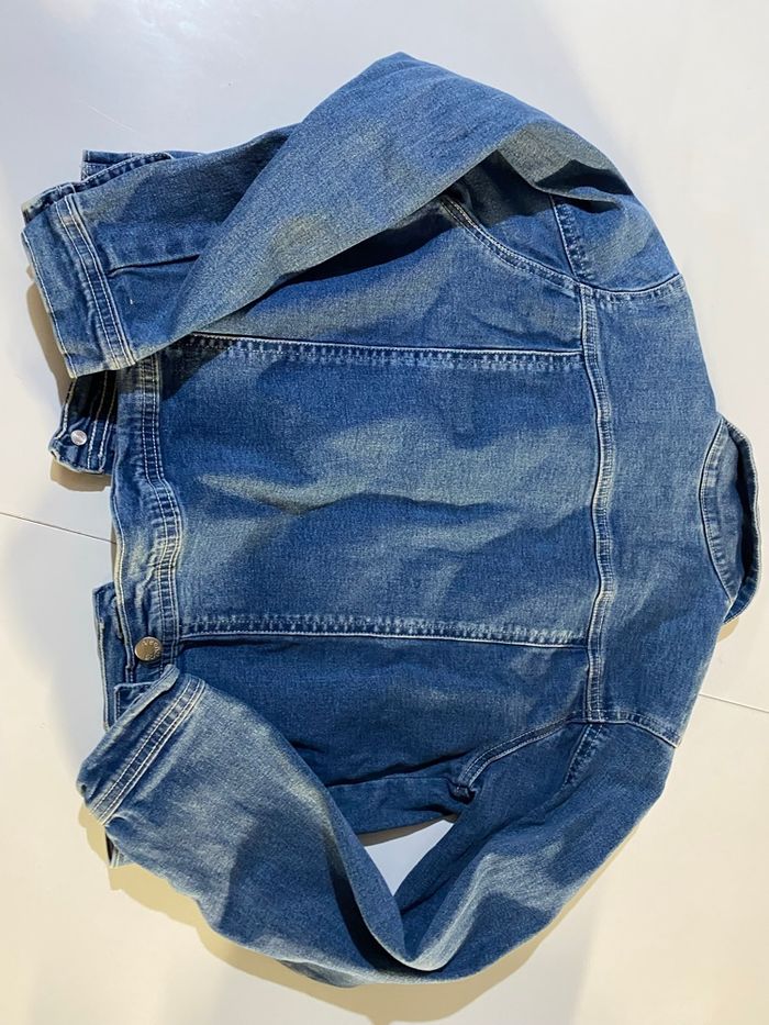 Veste en jeans bleu foncée Green dog taille 10/12 ans - photo numéro 3