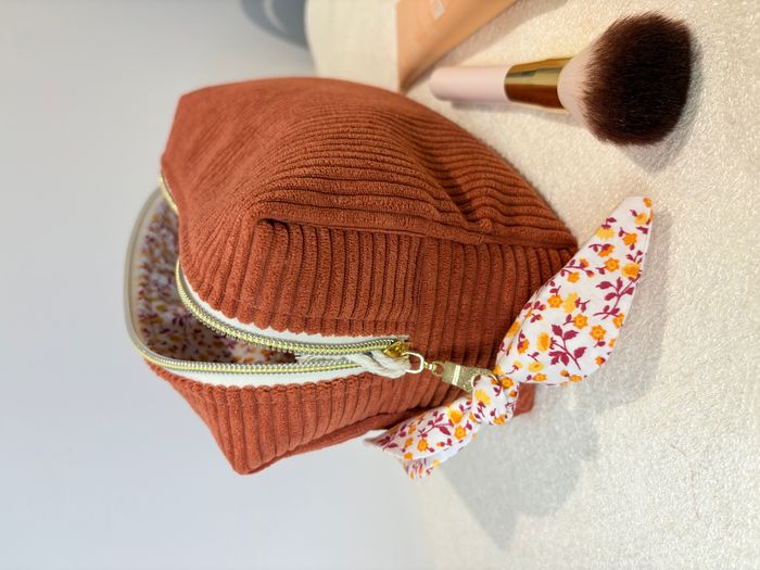 Trousse de toilette Terracotta fleurie - photo numéro 2