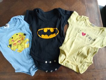 Lot de body manches courtes 6m - 67cm