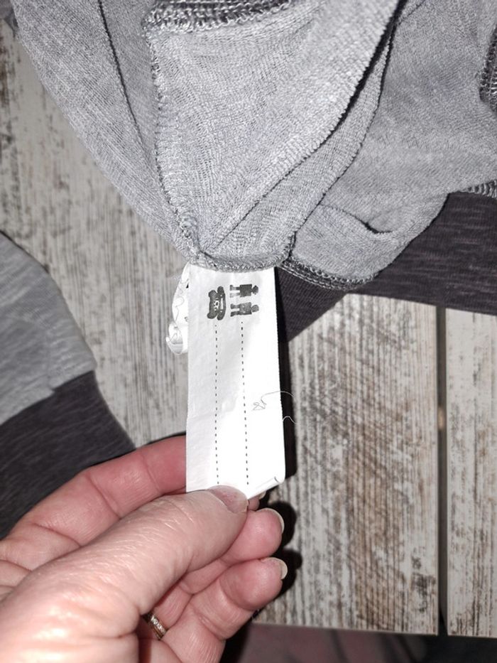 Haut fleuri boutons dos multicolore desigual - photo numéro 5