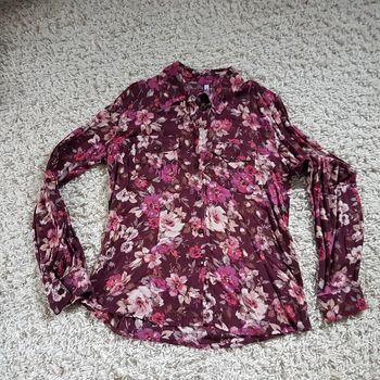 Chemise chemisier imprimé fluide