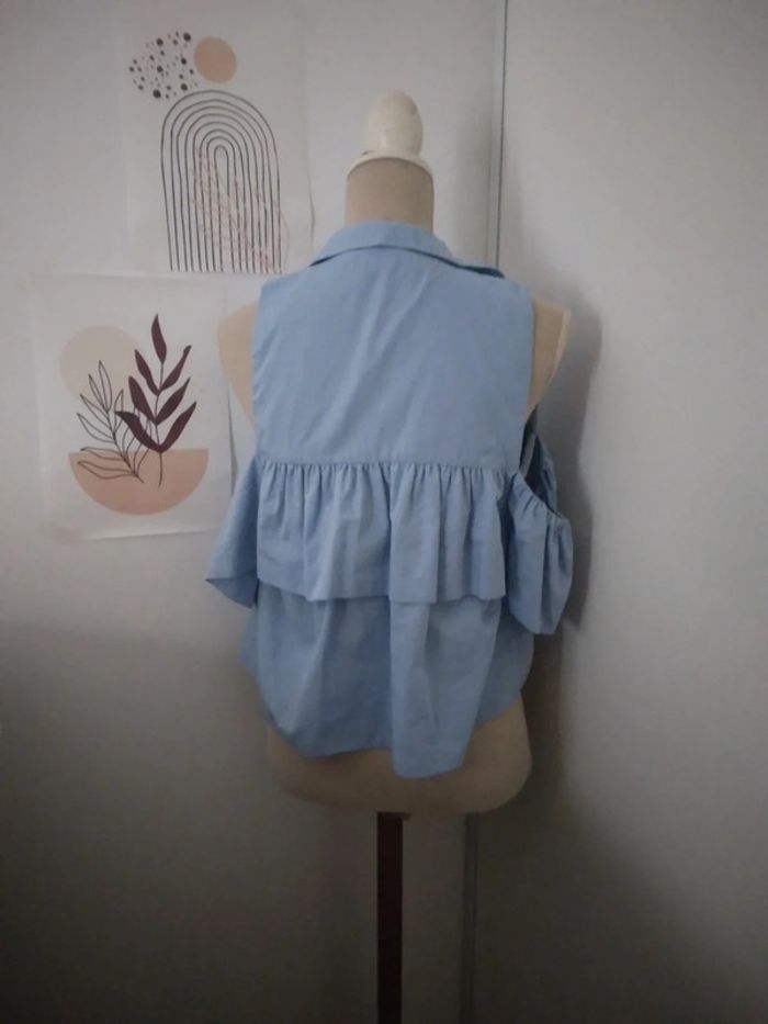 🌸Haut effet chemisier a volant Zara neuf🌸 - photo numéro 9