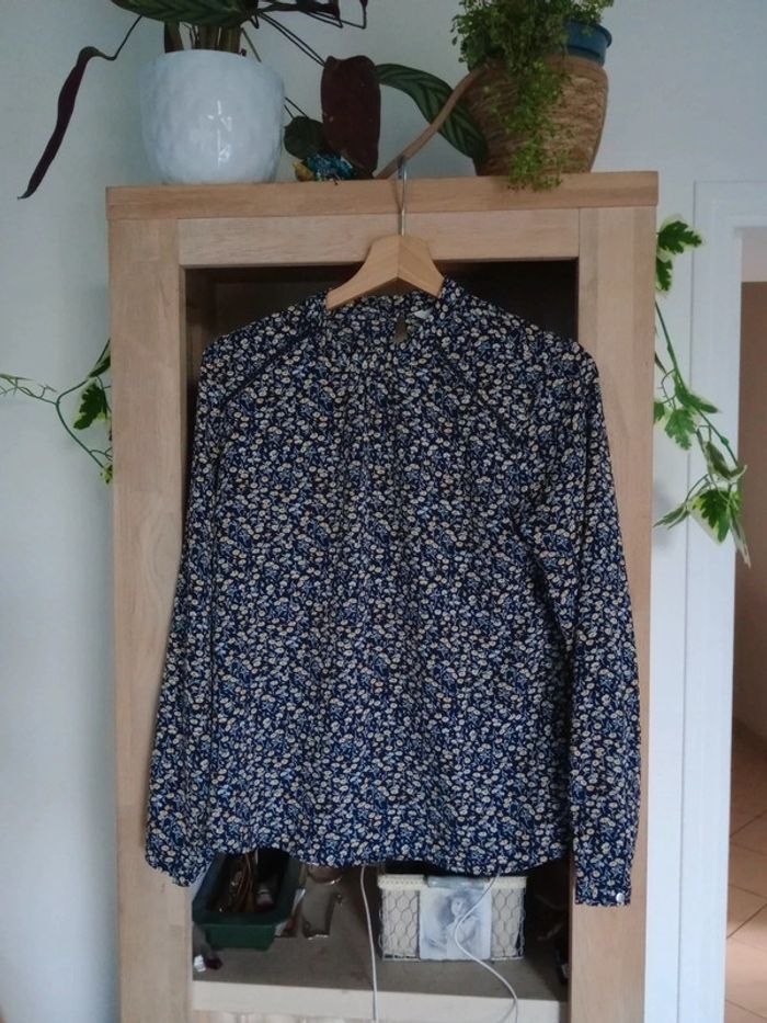 Blouse femme s fleurs c39 - photo numéro 6