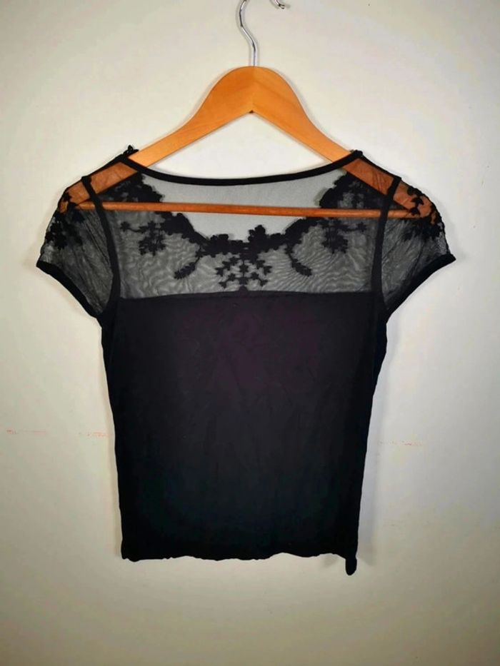 C34 blouse noir La Redoute 34/36 - photo numéro 2