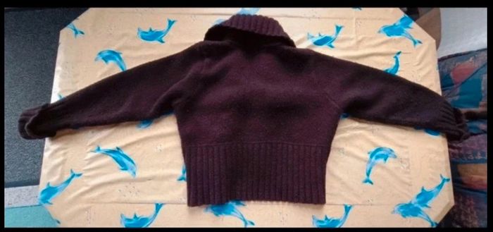 Cache coeur chaud L ou gilet court légère bouloche - photo numéro 3