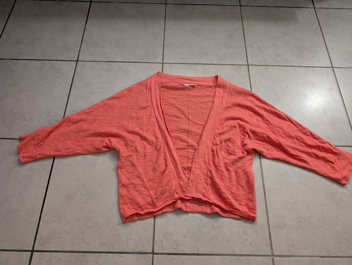 Boléro corail Promod M