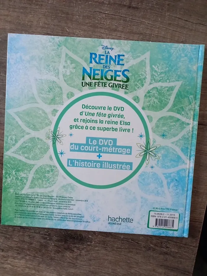 Livre + dvd reine des neiges - photo numéro 2