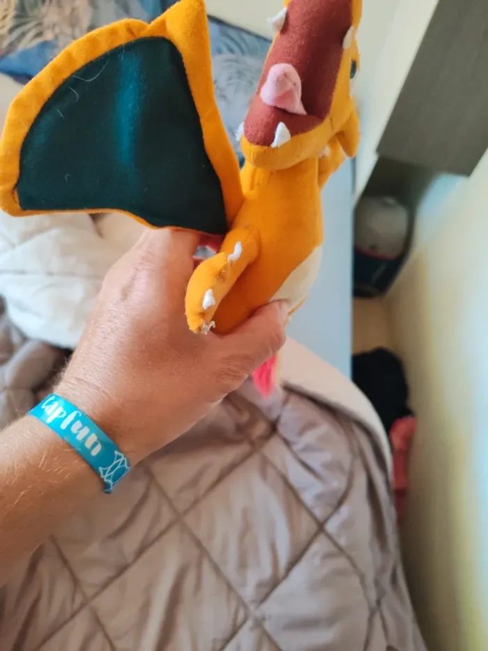 Peluche pokemon dracaufeu - photo numéro 6