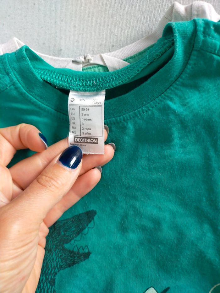 T-shirt loup 3 ans - photo numéro 2